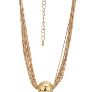 BijouxBloom ball pendent with golden chain